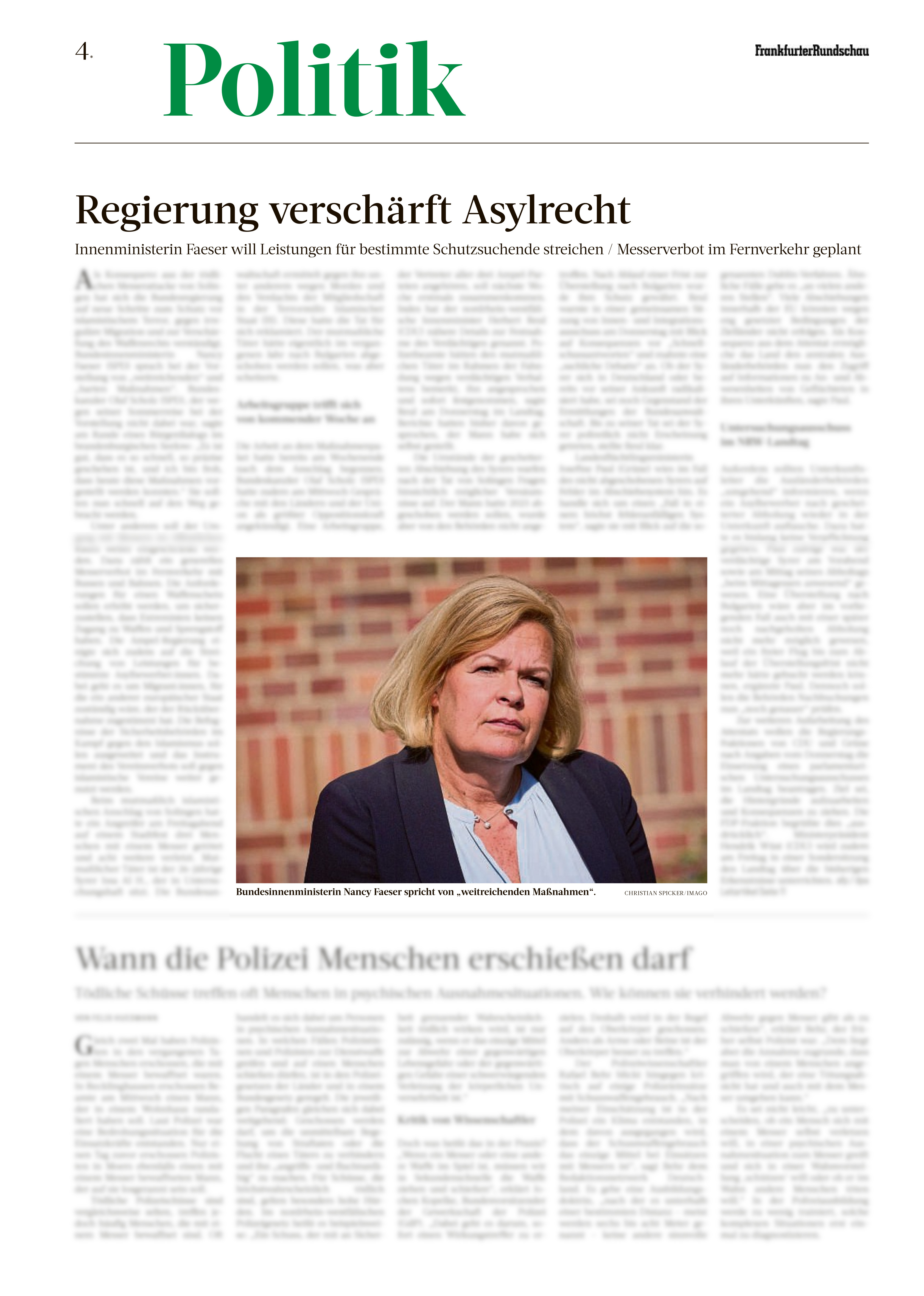 08.2024 Frankfurter Rundschau